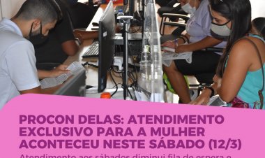 PROCON DELAS. Procon Contagem realiza atendimento exclusivo para a mulher no Eldorado