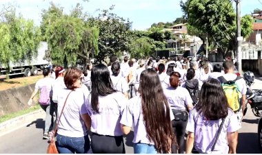 CAMINHADA SOLIDÁRIA MULHERES DE CONTAGEM