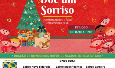 Projeto Mãos que Ajudam pede doações de brinquedos  para fazer a alegria das  crianças  de Contagem