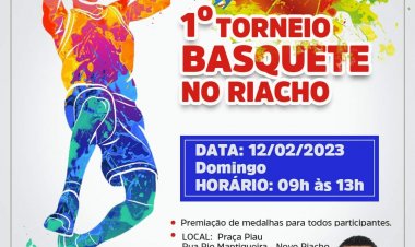 Primeiro torneio de basquete no Riacho