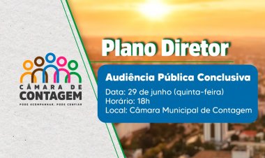 Câmara realiza audiência conclusiva do Plano Diretor