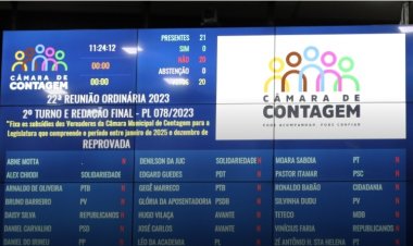 Vereadores de Contagem rejeitam reajuste salarial