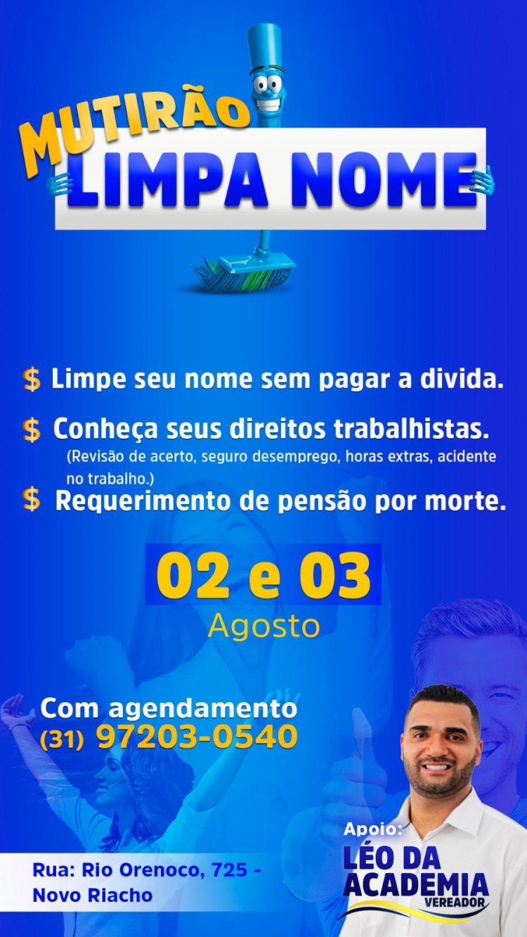 Mutirão limpa nome no bairro Novo Riacho