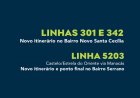 PBH altera itinerário nas linhas 301, 342 e 5203